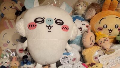 ちいかわ モモンガ超BIGぬいぐるみ！ちいかわ×サンリオキャラクターズ レジかごバック♪